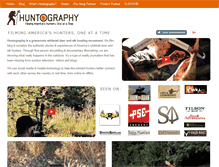 Tablet Screenshot of huntography.com
